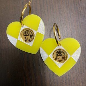 Yellow Power Ranger Earrings